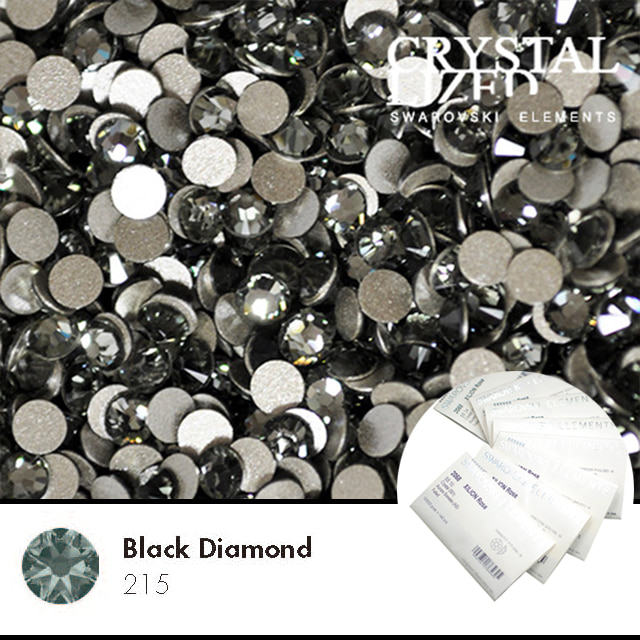 스와로브스키 노핫픽스 블랙다이아몬드 정품팩 COLOR / 큐빅 스톤 네일아트재료